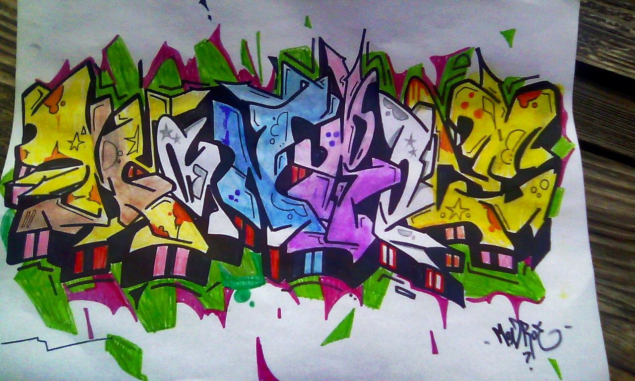 Graffiti Sketch - Photo by DepserOne (2015)