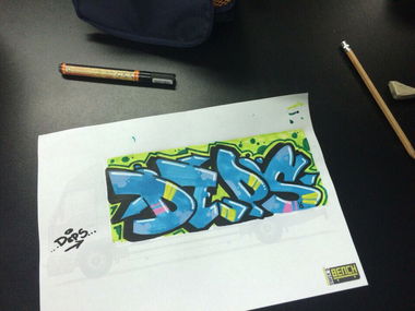 Graffiti Sketch - Photo by DepserOne (2016)