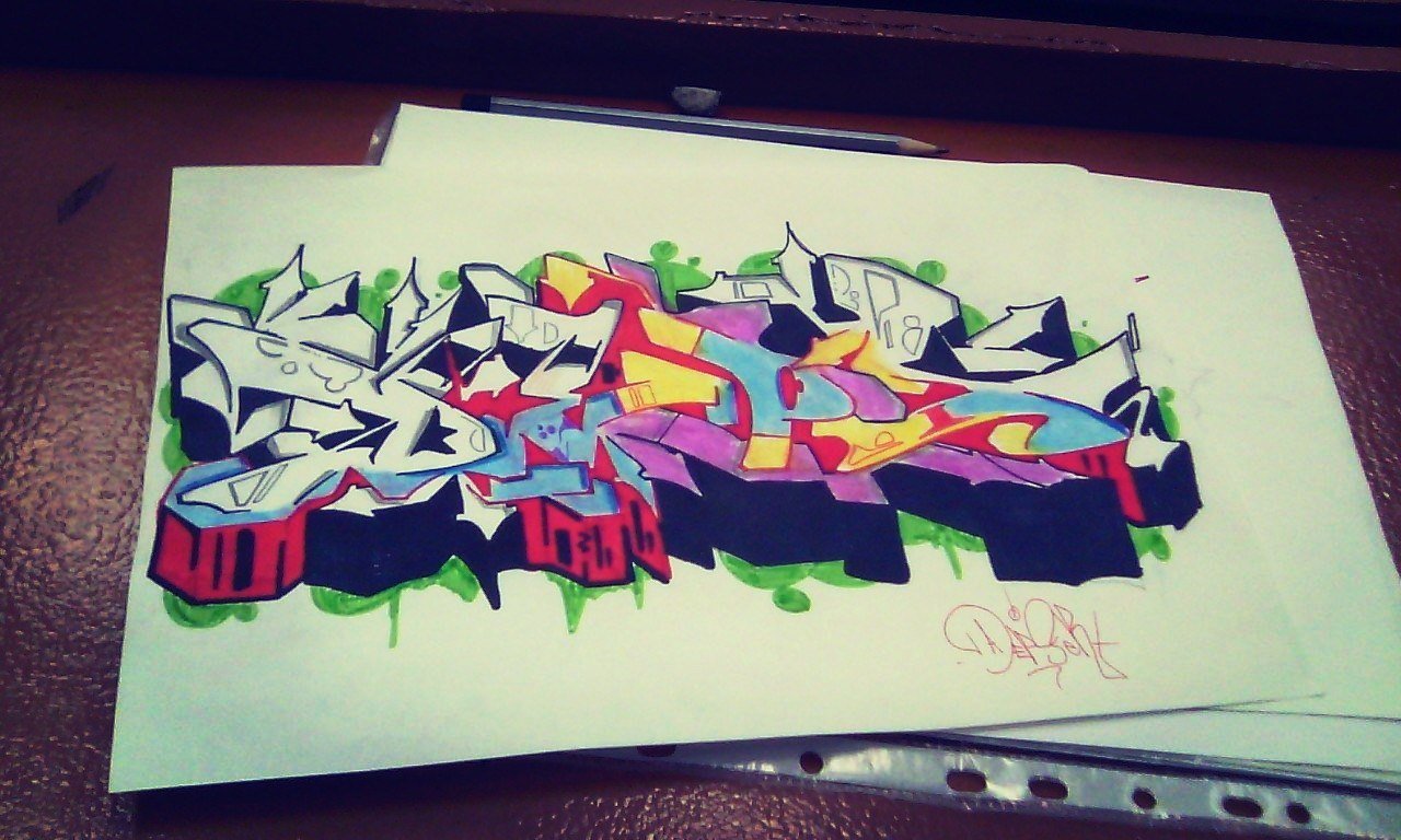 Graffiti Sketch - Photo by DepserOne - Dep, Deps, Depsone (2015)