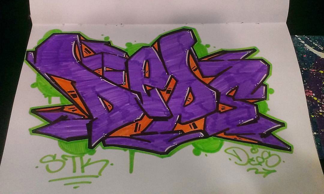 Graffiti Sketch - Photo by DepserOne