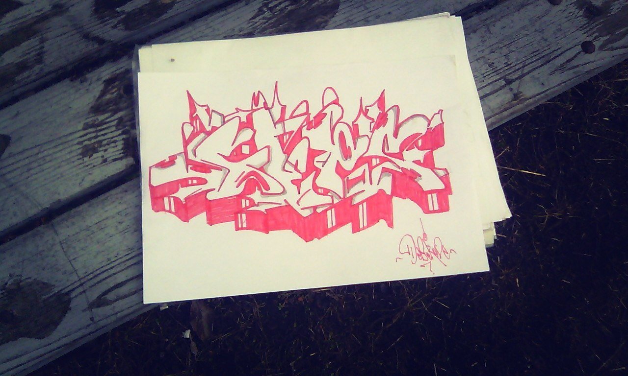 Graffiti Sketch - Photo by DepserOne - Deps, Deser, Depsez (2015)