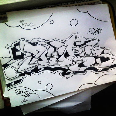 Graffiti Sketch - Photo by DepserOne (2015)