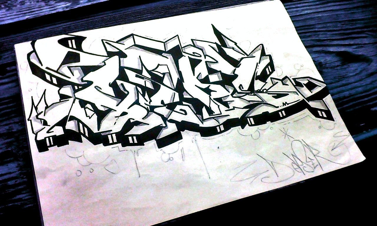 Graffiti Sketch - Photo by DepserOne - Deps (2015)