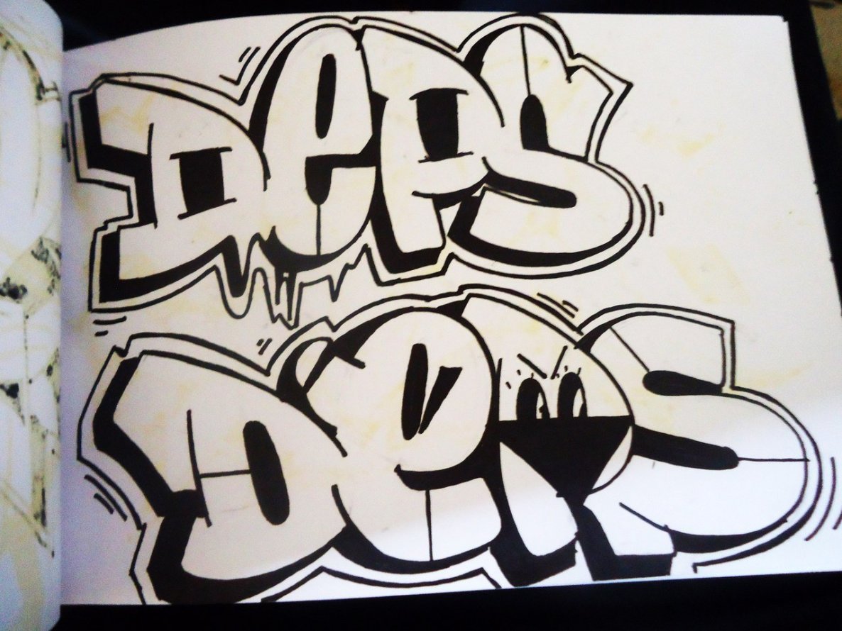 Graffiti Sketch - Photo by DepserOne - Deps, Depz, Depser