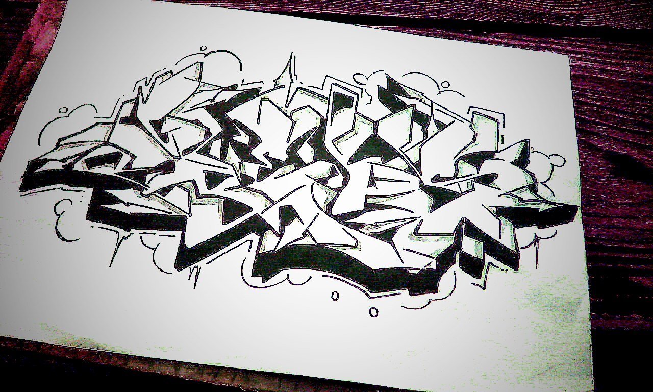 Graffiti Sketch - Photo by DepserOne
