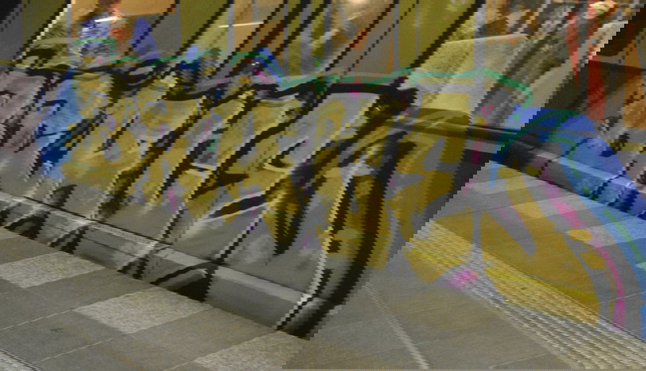 Graffiti Train in Berlin - Photo by DerDieDas - Brave (2014)