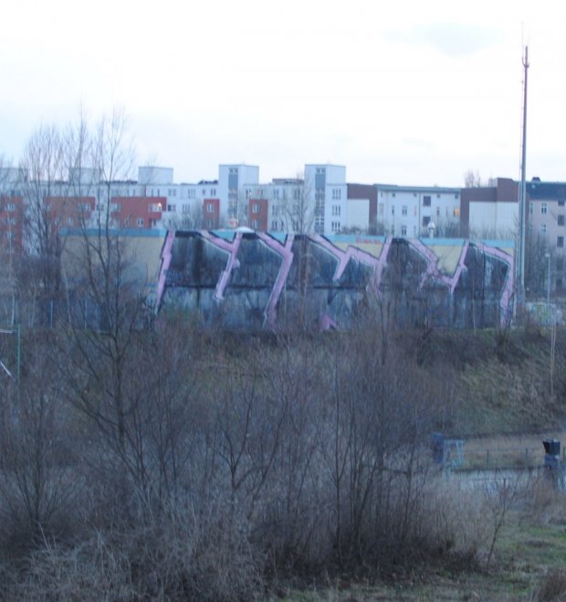 Graffiti Bombing in Berlin - Photo by DerDieDas - Ukw