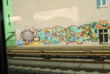 Graffiti Bombing in Berlin - Photo by DerDieDas - Bias