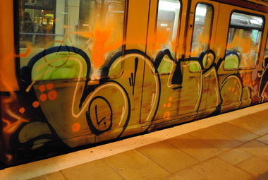 Graffiti Train in BERLIN - Photo by DerDieDas - Louis (2015)