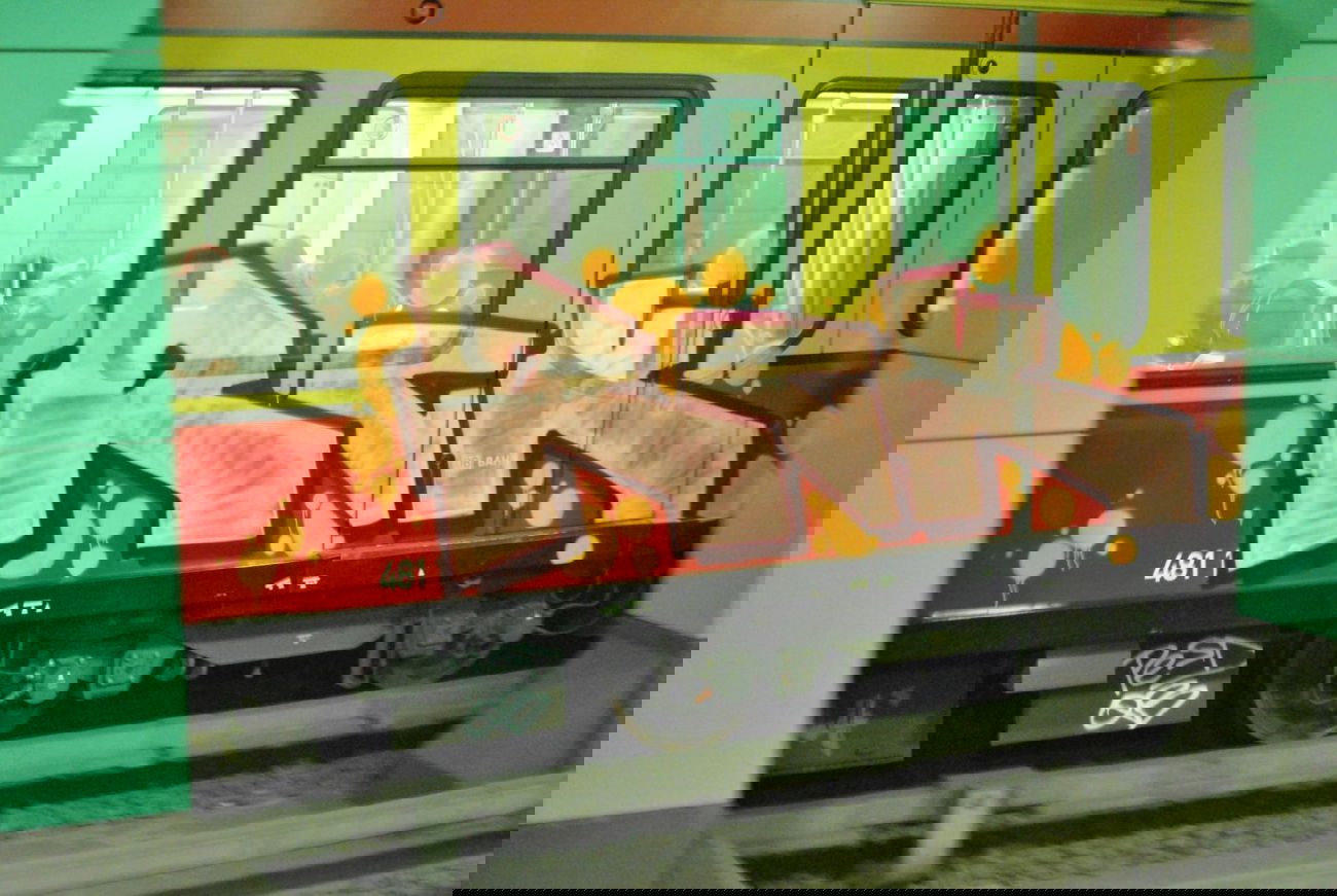 Graffiti Train in Berlin - Photo by DerDieDas - Rck