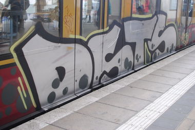 Graffiti Train in Berlin - Photo by DerDieDas - Dsts (2015)