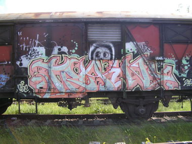 Graffiti Train in Berlin - Photo by DerDieDas - Train