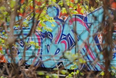 Graffiti Train in Berlin - Photo by DerDieDas - Six