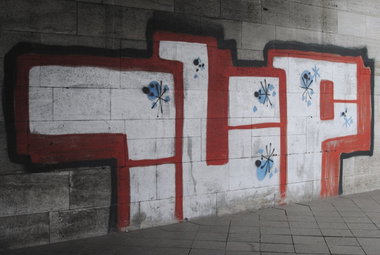 Graffiti Bombing in Berlin - Photo by DerDieDas - 1up