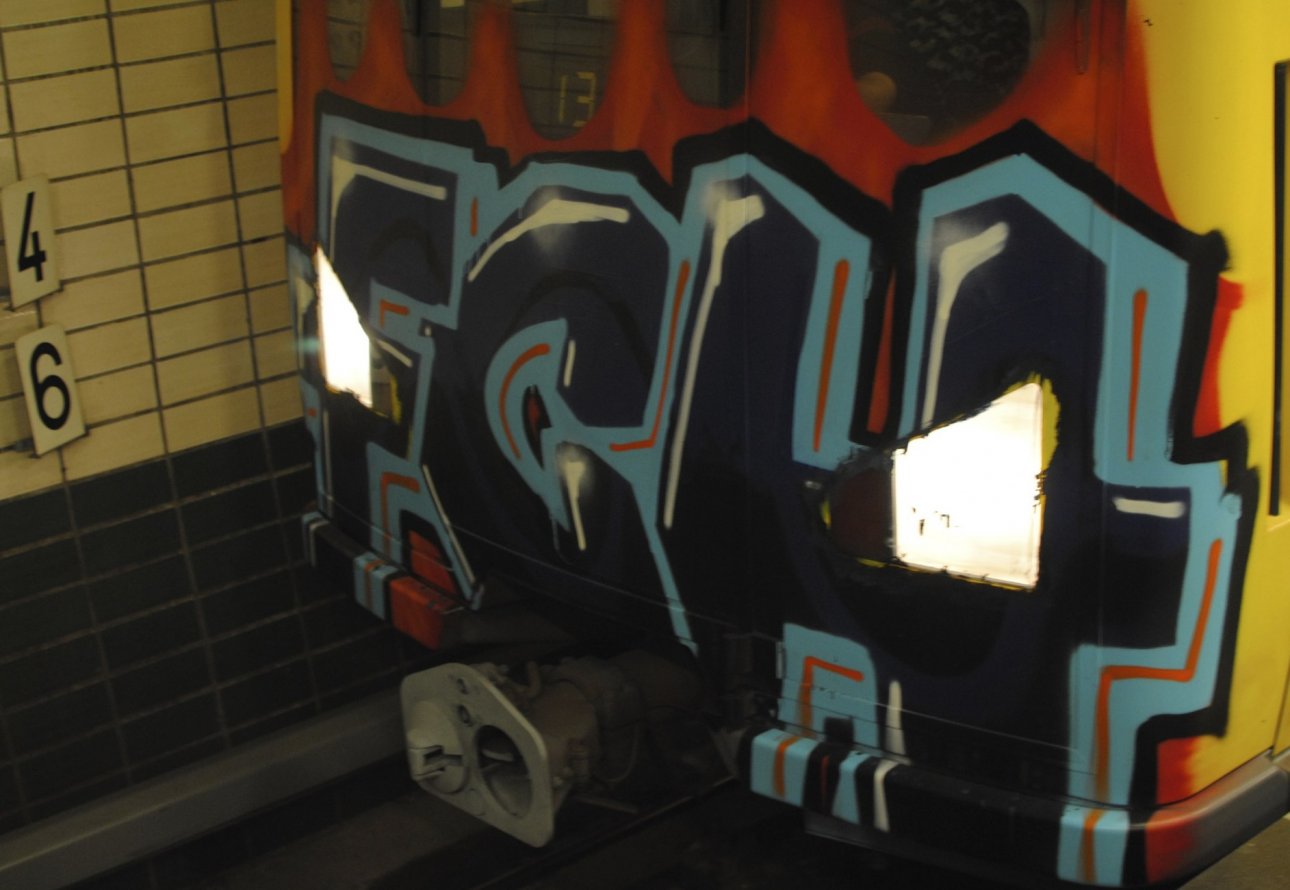 Graffiti Train in Berlin - Photo by DerDieDas - Fch (2014)