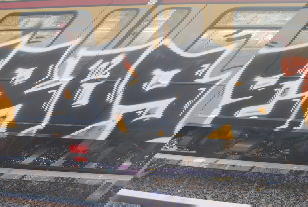 Graffiti Train in Berlin - Photo by DerDieDas - Eros (2014)