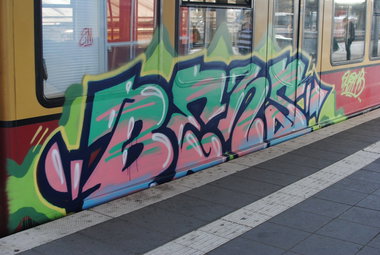 Graffiti Train in Berlin - Photo by DerDieDas - Bens (2014)