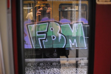 Graffiti Train in Berlin - Photo by DerDieDas - Fbm (2014)