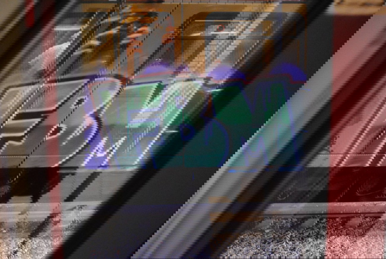 Graffiti Train in Berlin - Photo by DerDieDas - Fbm (2014)