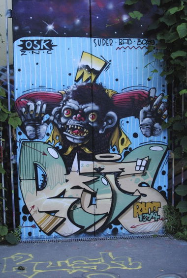 Graffiti Wall in Berlin - Photo by DerDieDas - Riots (2014)