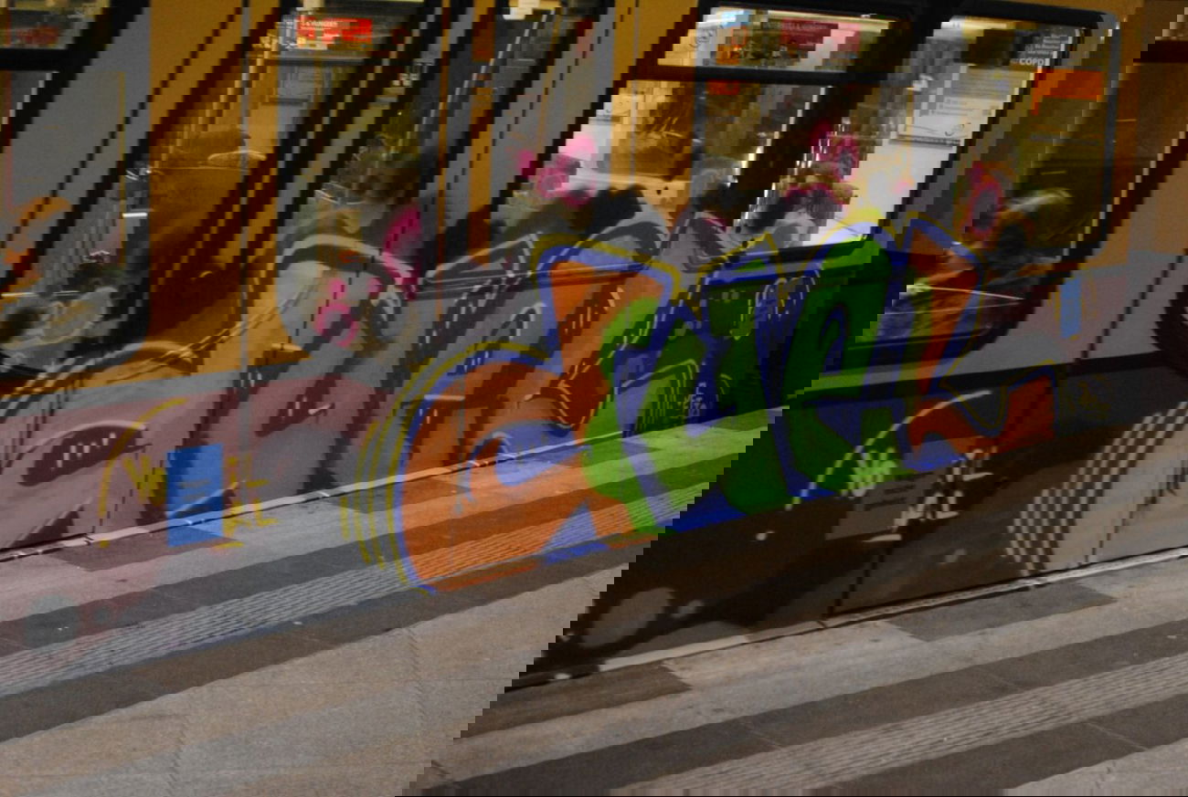 Graffiti Train in Berlin - Photo by DerDieDas - Duel (2015)