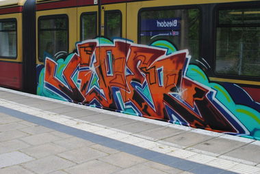 Graffiti Train in Berlin - Photo by DerDieDas - Viper (2014)