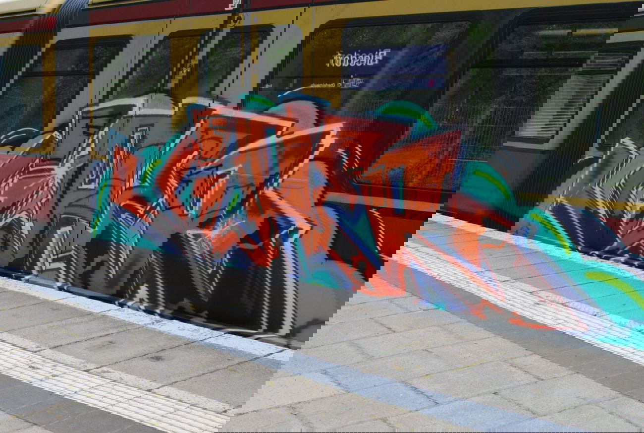 Graffiti Train in Berlin - Photo by DerDieDas - Viper (2014)