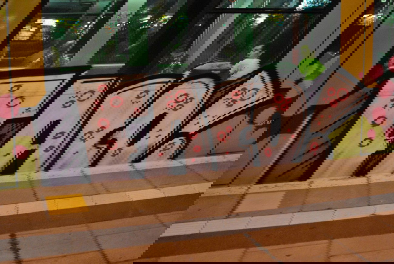 Graffiti Train in Berlin - Photo by DerDieDas - Faco