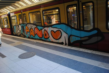 Graffiti Train in Berlin - Photo by DerDieDas - Lotar (2015)