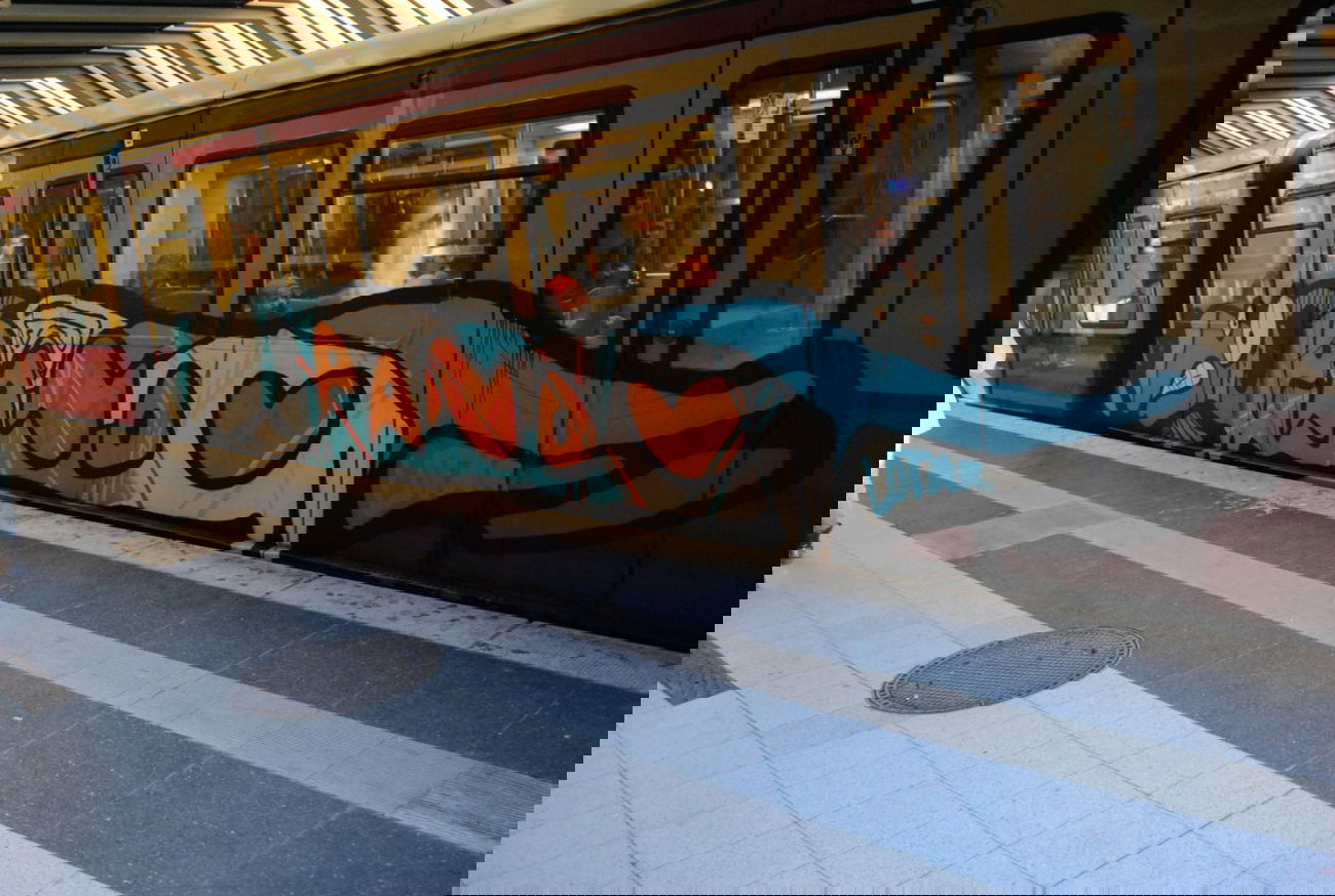 Graffiti Train in Berlin - Photo by DerDieDas - Lotar (2015)