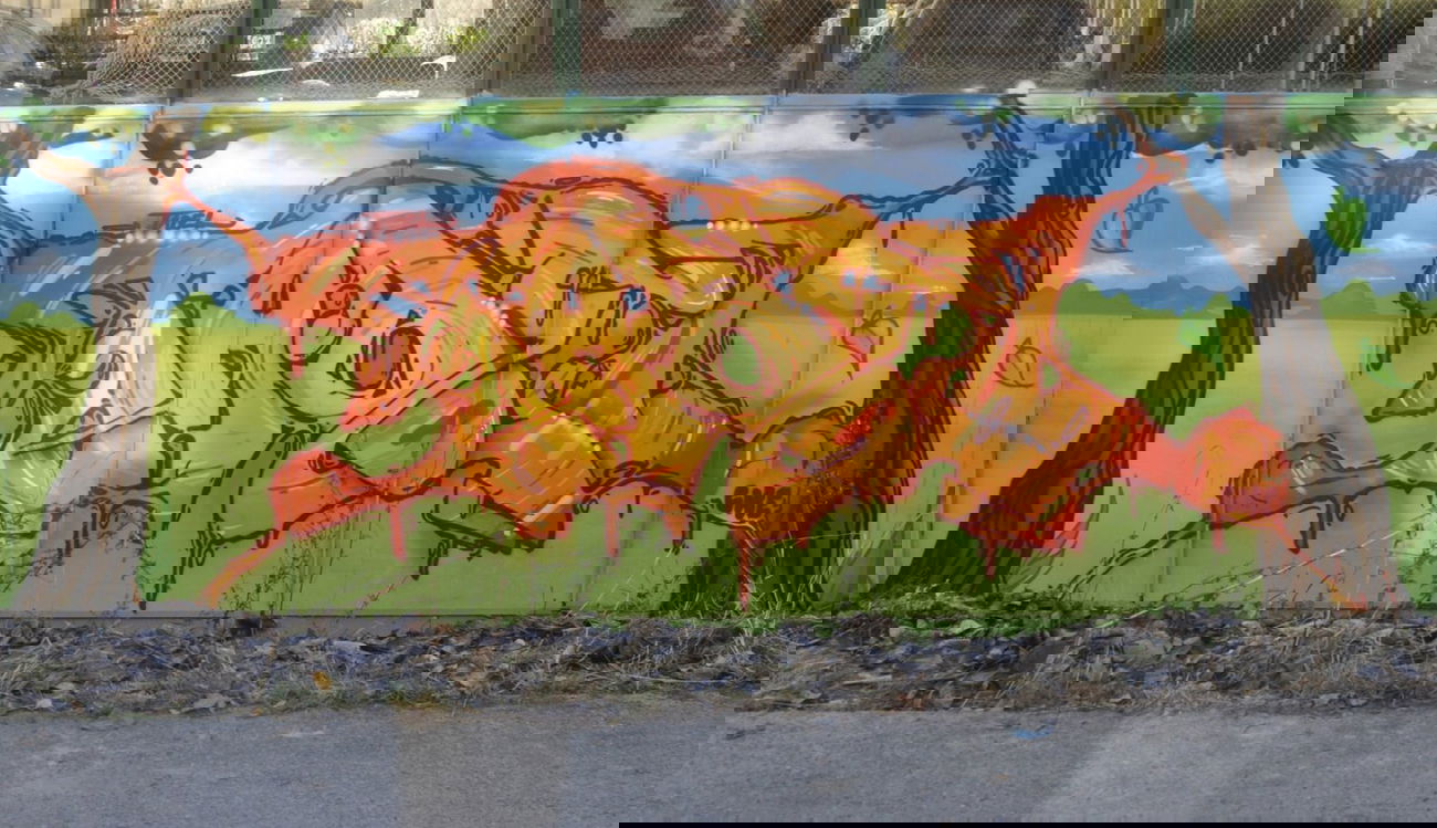 Graffiti Wall in Berlin - Photo by DerDieDas - Tadel (2014)