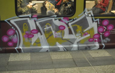 Graffiti Train in Berlin - Photo by DerDieDas - Lrs (2014)