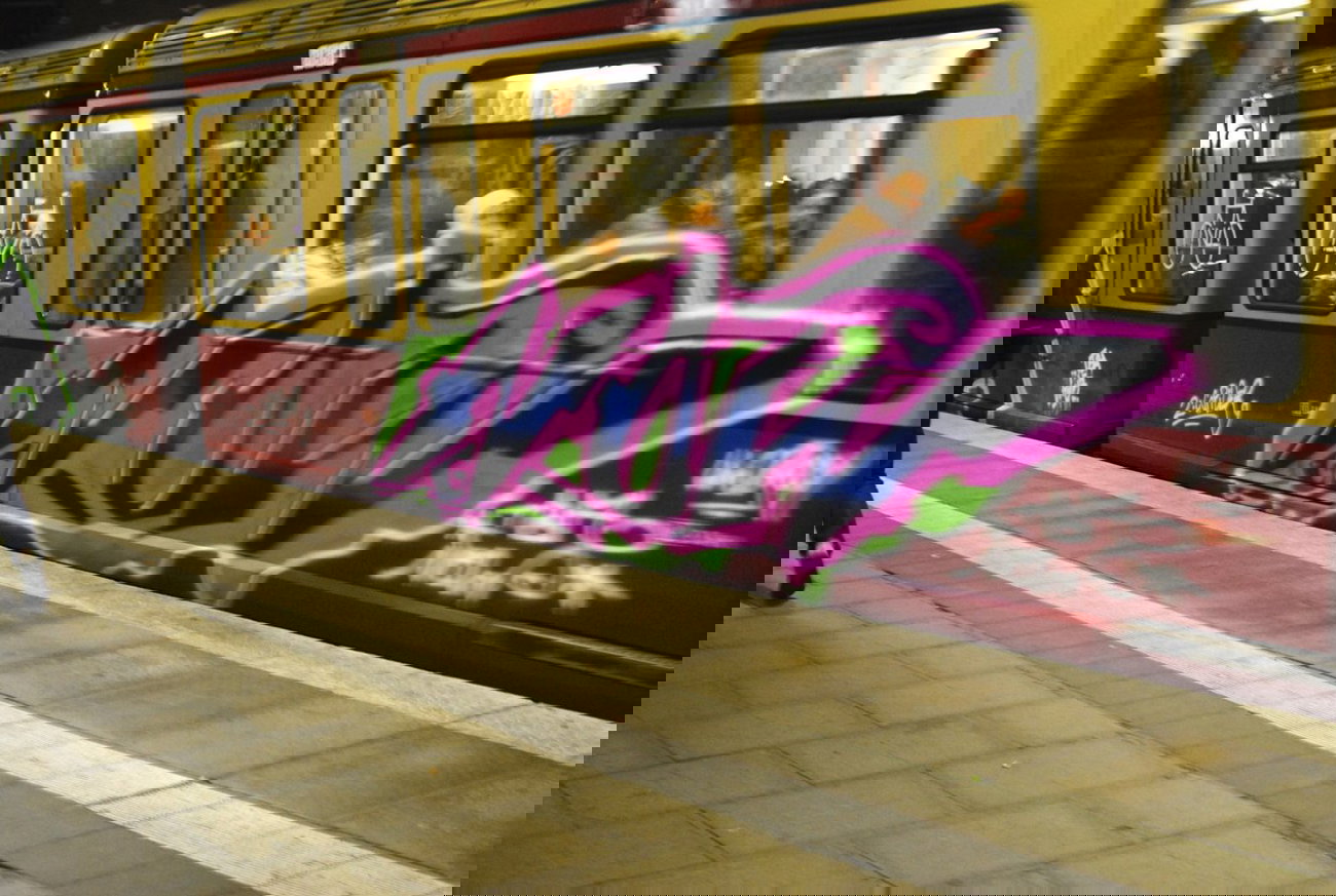 Graffiti Train in Berlin - Photo by DerDieDas - Now (2015)