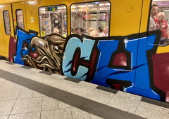 Graffiti Train in Berlin - Photo by DerDieDas - FCH (2023)