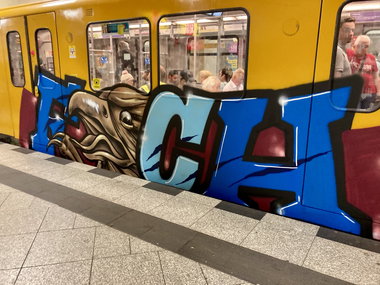 Graffiti Train in Berlin - Photo by DerDieDas - FCH (2023)