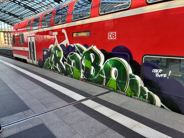 Graffiti Train in Berlin - Photo by DerDieDas - Robo (2025)