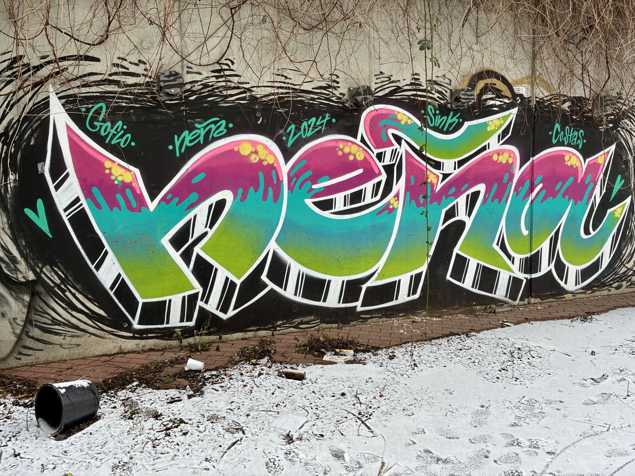 Graffiti Wall in Berlin - Photo by DerDieDas - Nena (2024)