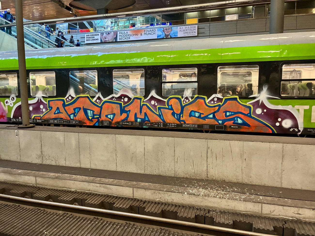 Graffiti Train in Berlin - Photo by DerDieDas - Atomics (2026)