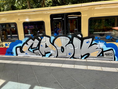 Graffiti Train in Berlin - Photo by DerDieDas - Caok, LTX (2026)
