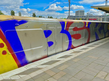 Graffiti Train in Berlin - Photo by DerDieDas - BSK (2026)