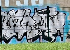 Graffiti Bombing in Mönchengladbach - Photo by DerDieDas - Sant, DLRG (2025)