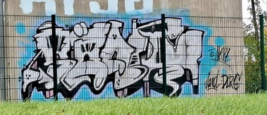 Graffiti Bombing in Mönchengladbach - Photo by DerDieDas - Sant, DLRG (2025)