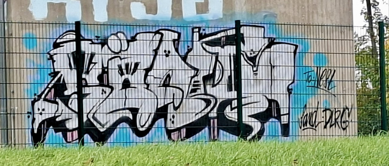 Graffiti Bombing in Mönchengladbach - Photo by DerDieDas - Sant, DLRG (2025)