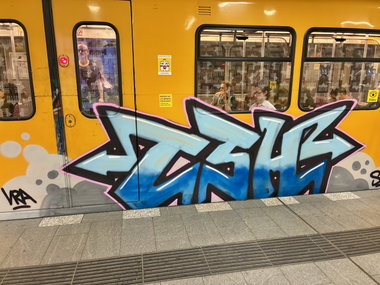 Graffiti Train in Berlin - Photo by DerDieDas - Csh (2026)
