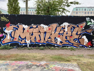 Graffiti Wall in Berlin - Photo by DerDieDas - Monkee (2024)