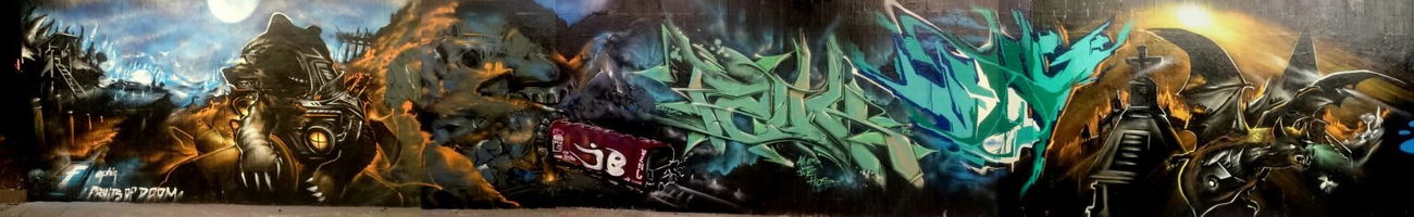 Graffiti Wall in Duisburg - Photo by DerHarry - FOD (2015)