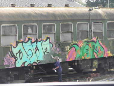 Graffiti Train - Photo by DerHartzer