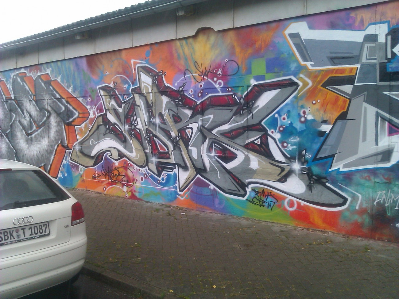 Graffiti Wall - Photo by DerKoeter - magdeburg, legal
