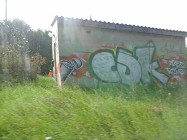 Graffiti Wall - Photo by DerKoeter - cdk, crew, arttour (2011)