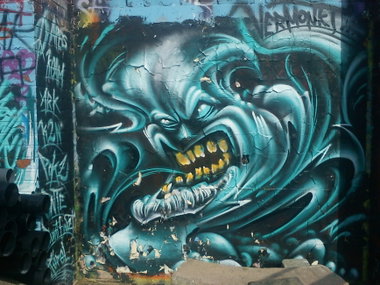 Graffiti Wall - Photo by DerKoeter - monk, braunschweig